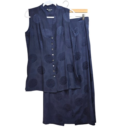 Monsoon navy blue - all, silk