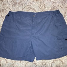 Men’s World Wide Sportsman Quick Dr Fishing Shorts Elastic Waist Size 52