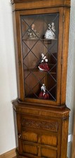 Solid Oak Corner Display