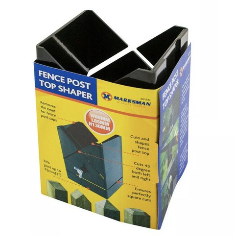 Fence wooden post top shaper - fence,