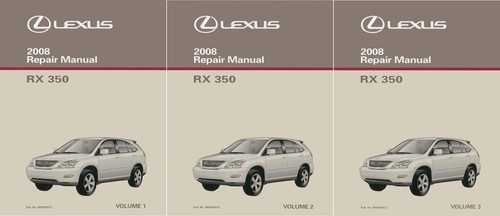 2008 lexus 350 factory shop - lexus, rx