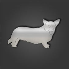 Welsh Cardigan Corgi Silver