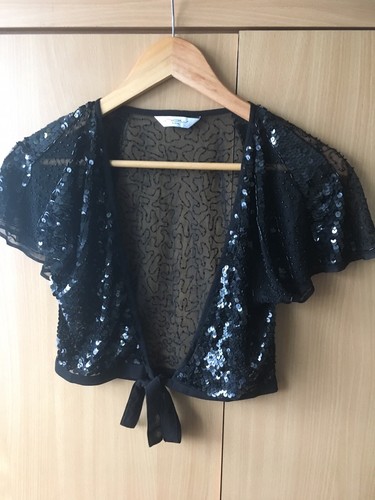 Ladies new look black sequin - ladies,