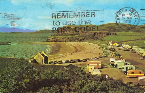 Vintage postcard ganavan bay - vintage,