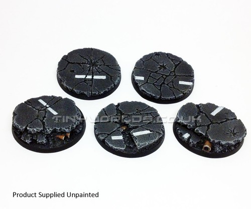 40mm round urban rubble resin - round,