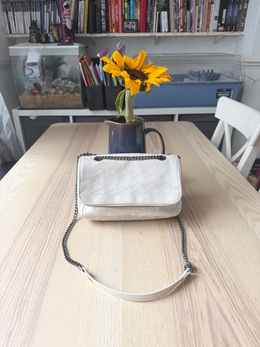 Zara cream ahoulder bag - cream,