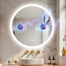 Round bluetooth bathroom - round,