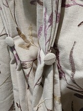 Absolutely Superb, Bespoke Curtains In A Quality Fabric With Semi Blackoit...