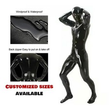 Latex Amine Mens Black Full