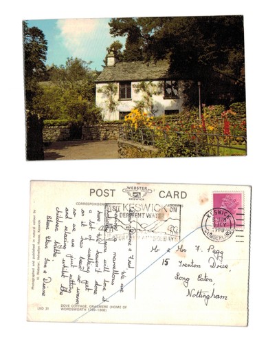 Postcard dove cottage - postcard,