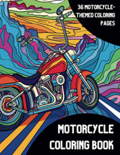 Motorcycle Coloring Book
