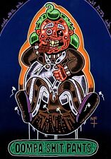 GPK ARTWORK, 8 X 12 INCH, willy wonka, oompa loompa