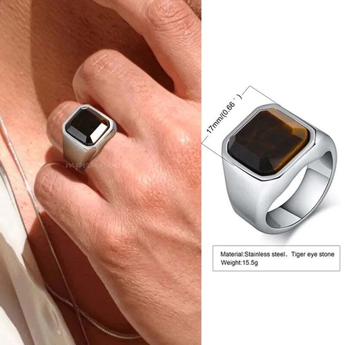 Men tigers eye signet - men,
