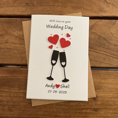 Handmade personalised wedding - personalised,