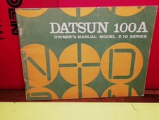 FIRST EDITION Datsun Sunny 100A Early Generation B110 dated 1971 Brochure