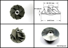 Turbocharger compressor wheel
