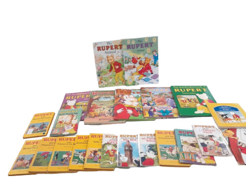 Vintage rupert bear annuals - vintage,