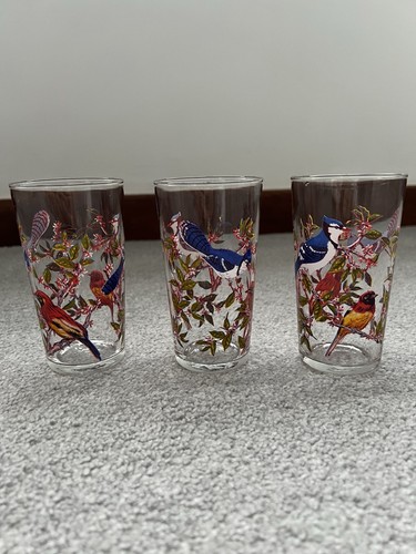 Vintage bird glasses french - vintage,