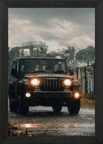 4x4 car framed wall - 4x4, poster
