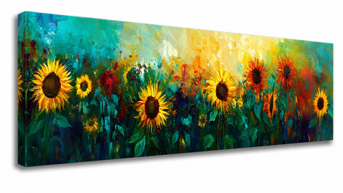 Sunflower canvas wall - canvas,
