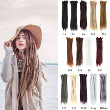50cm Colorful Dreadlocks Extensions Single Ended Dreads Punk Reggae Locs Braids