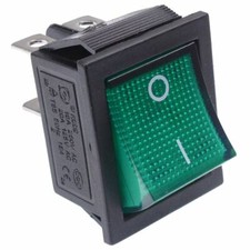 Green Rocker Switch for Electrolux / Dometic Caravan Motorhome Fridge
