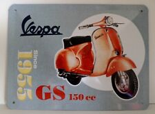 Vespa Scooter Metal Sign