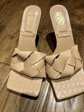 Ego Ladies Sandals Size 8 Nude