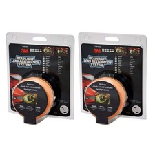 2 X 3M Headlight Restoration Kit For Dull Faded Discoloured Headlight Lenses