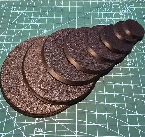Various round bases 25mm - round, to