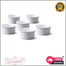 Set of 6 Porcelain Ramekins