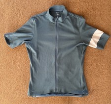 Rapha Classic Cycling Jersey. Short Sleeve. Teal. Size Large. Wool mix. 