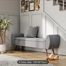 Large Storage Ottoman Linen