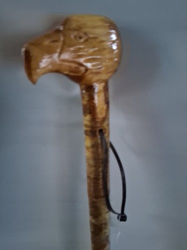 Wooden walking stick - wooden, stick/hiking