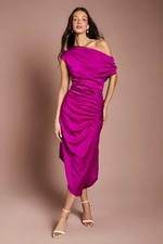 Coast Dark Pink Midi Dress
