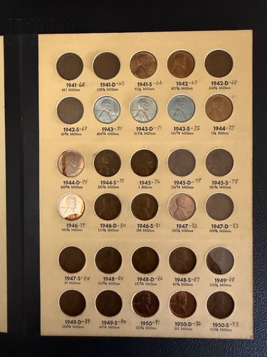 Lincoln cents part album - 2,