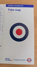 2008 Apr 'GoingUnderground' Wallinger London Underground Tube Map Mint Condition