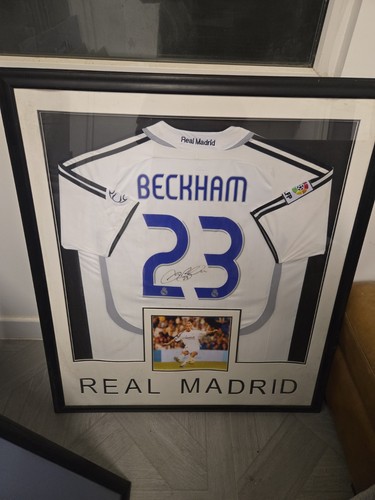 Signed david beckham real - david,