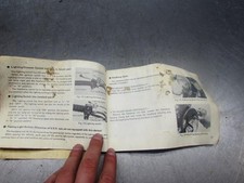 Suzuki GT750 J GT 750 1972 Original Owners Manual / Riders Hand Book