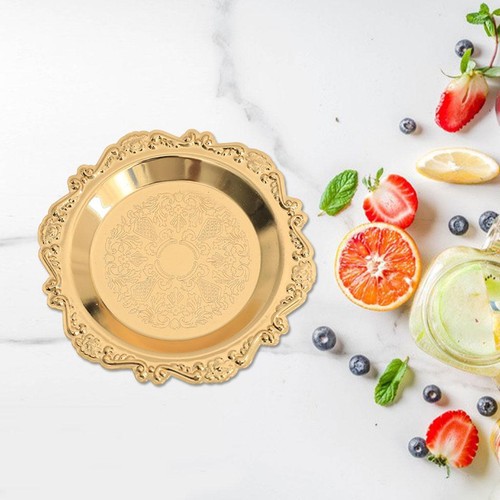 11cm metal dish dinner - metal, plates