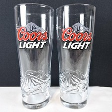 Coors Light Tall Glasses Pint