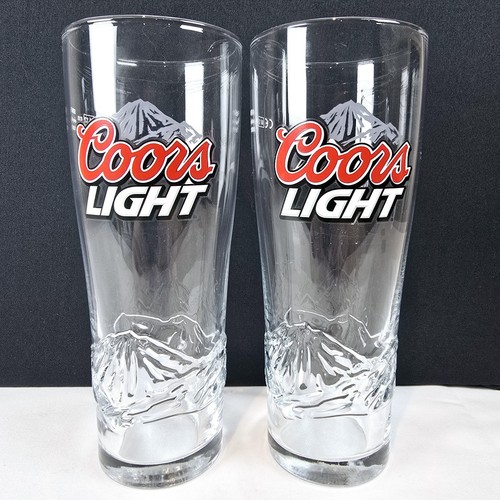 Coors light tall glasses - light, pint