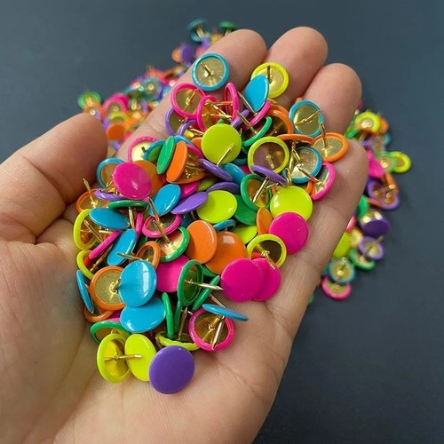 Coloured drawing pins - coloured,