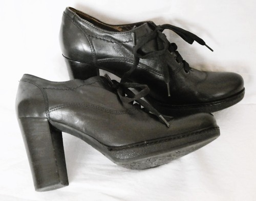 Black leather nerogiardini - black,