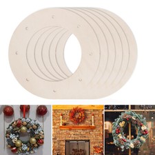 6/12pcs Reusable Round Wooden