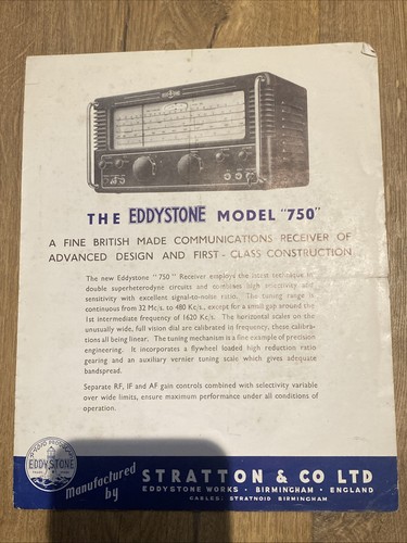 Eddystone 750 receiver - 750,