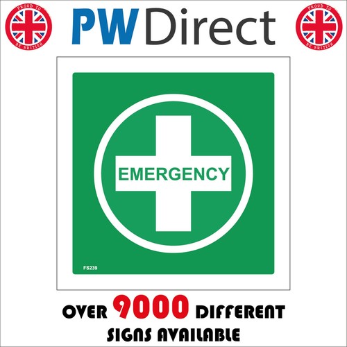 Sign emergency message logo - emergency,