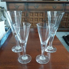 2 x Dartington FT115 Sharon WIne Glass 19cm tall 2x Sherry Glass 16 cms tall 