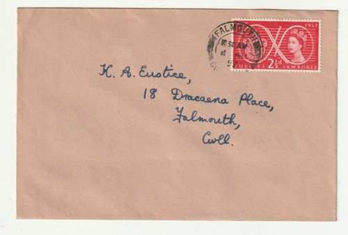 1957 fdc scout - fdc,