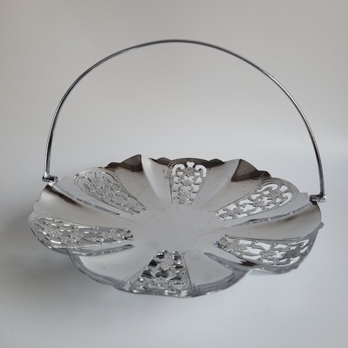 Vintage silver plated cake - vintage,